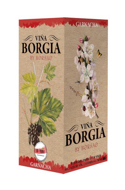 packshot Borsao Vina Borgia Rood Bag in Box