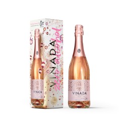 VINADA Tinteling Tempranillo Rosé 0,0% in Giftbox.