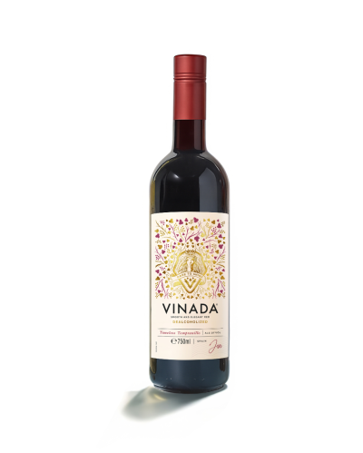 packshot VINADA Timeless Tempranillo Red (0%)