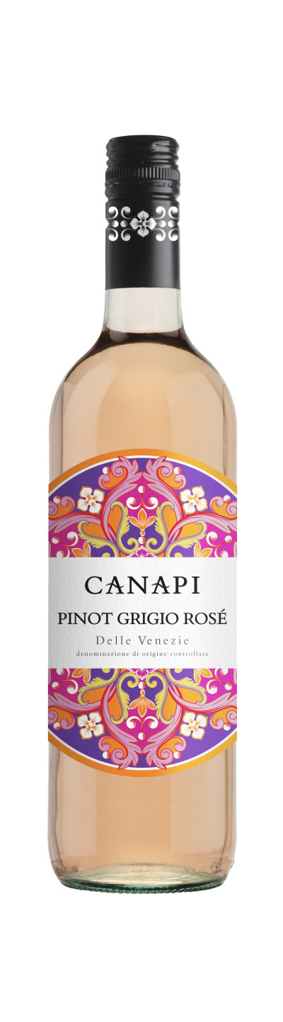 packshot Canapi Pinot Grigio Rosé delle Venezie DOC