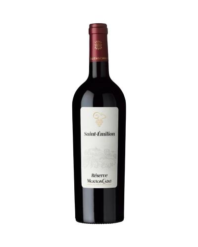 packshot Mouton Cadet Réserve Saint-Émillion Médoc AOC 2022 By Baron Philippe de Rothschild